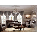  Furniture of America Ruth Leather Match Recliner CM6783BR-CH IMAGE 2