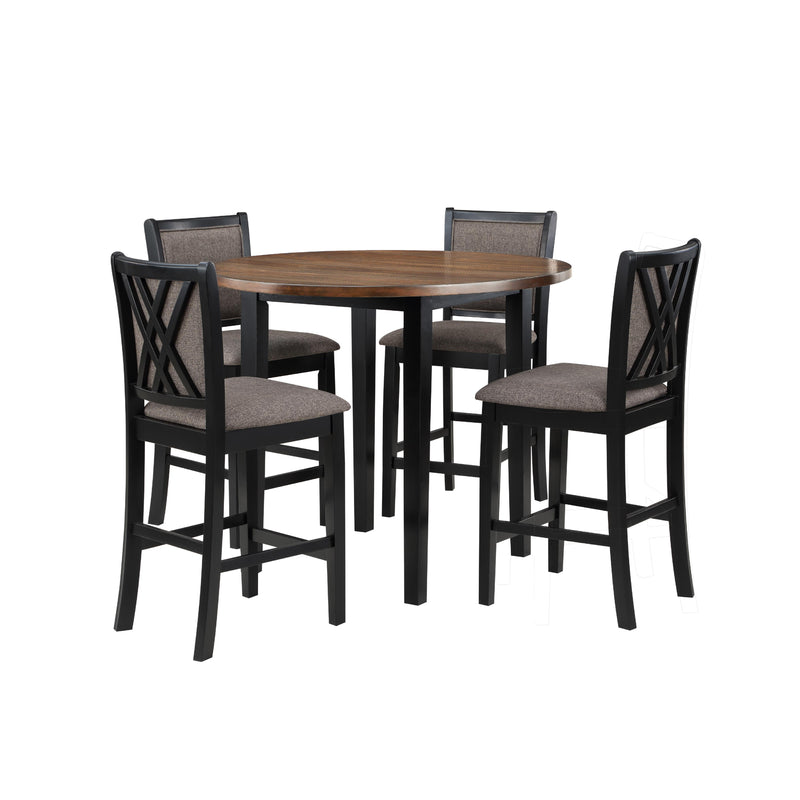 New Classic Furniture Potomac 5 pc Counter Height Dinette D4832B-42S-CTR IMAGE 2