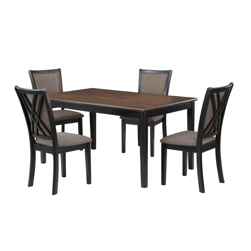 New Classic Furniture Potomac 5 pc Counter Height Dinette D4832B-60S-REC IMAGE 2