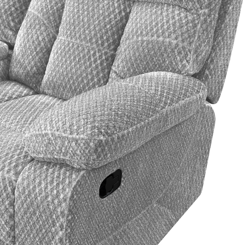 New Classic Furniture Bravo Glider Fabric Recliner U1165-13-STN IMAGE 4