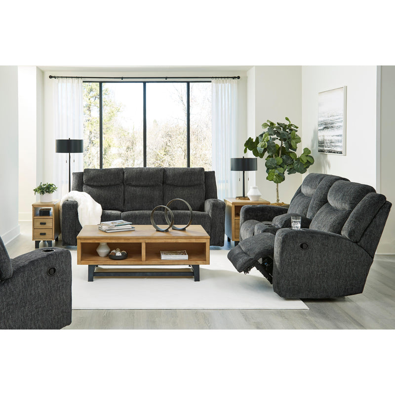 Signature Design by Ashley Martinglenn Reclining Fabric Loveseat with Console 4650494 IMAGE 10