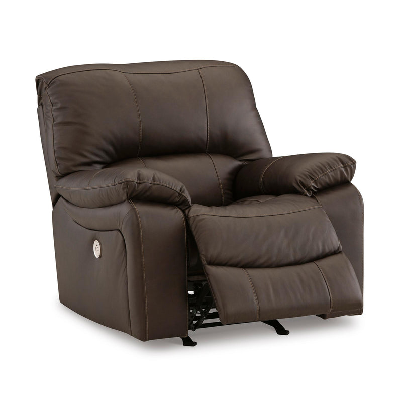 Signature Design by Ashley Leesworth Power Rocker Leather Match Recliner U4380898 IMAGE 2