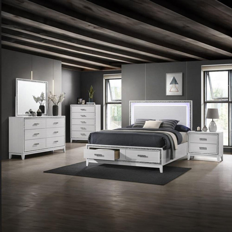 Acme Furniture Haiden BD01425Q Queen Bed with LED & Storage IMAGE 7