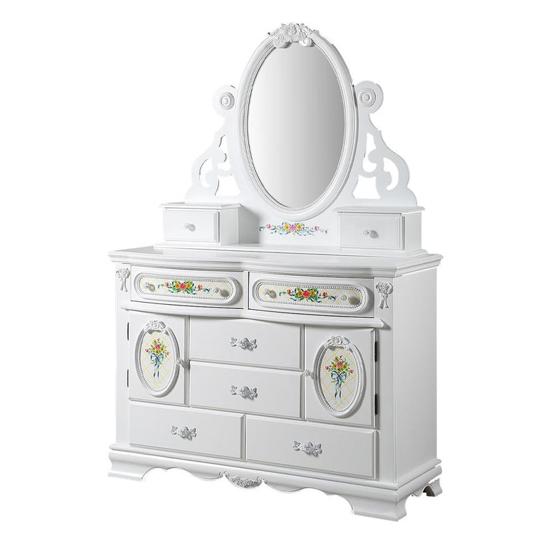 Acme Furniture Flora BD01640 Mirror with Jewlery IMAGE 5