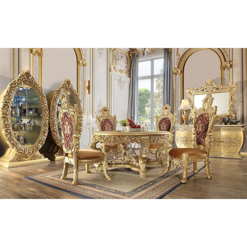 Acme Furniture Bernadette DN01469 Round Dining Table IMAGE 5