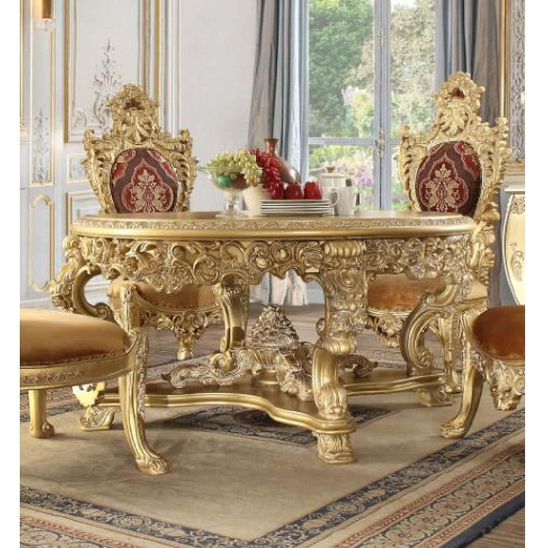 Acme Furniture Bernadette DN01469 Round Dining Table IMAGE 6