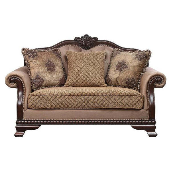 Acme Furniture Chateau De Ville Stationary Fabric Loveseat LV01589 IMAGE 1