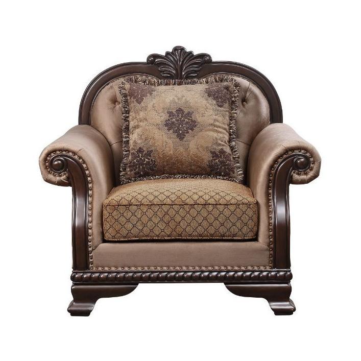 Acme Furniture Chateau De Ville Stationary Fabric Chair LV01590 IMAGE 1