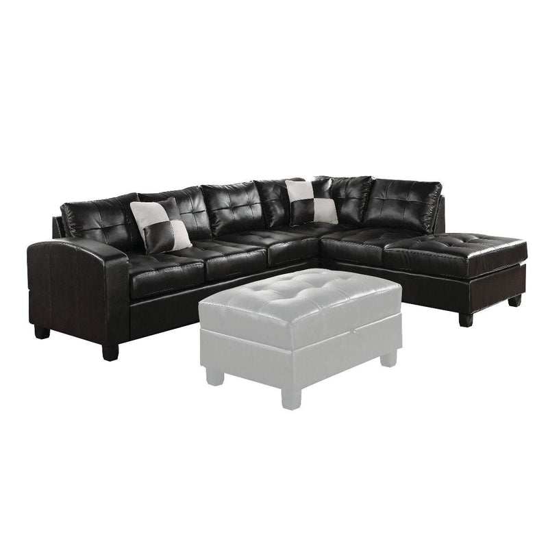 Acme Furniture Kiva Bonded Leather Match Sectional 51195_KIT IMAGE 1