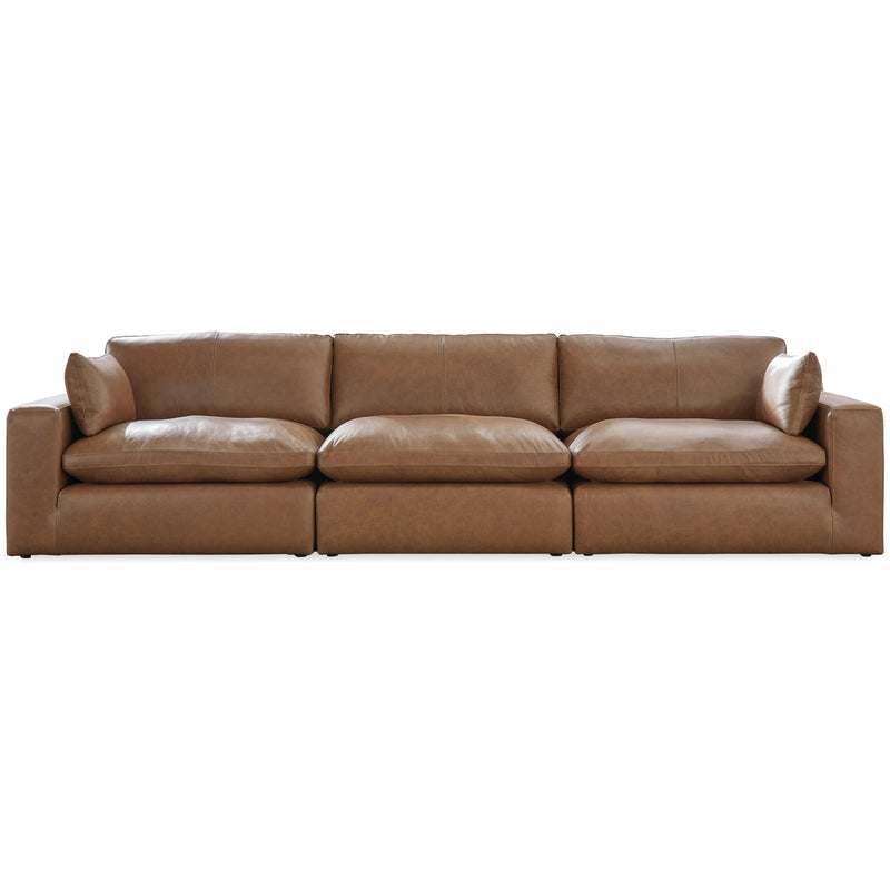 Signature Design by Ashley Emilia Leather 3 pc Sectional 3090164/3090146/3090165 IMAGE 1