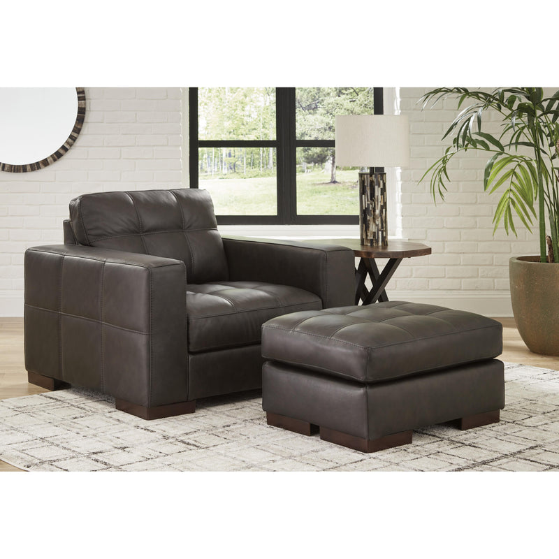 Signature Design by Ashley Luigi Leather Match Ottoman 5650614 IMAGE 6