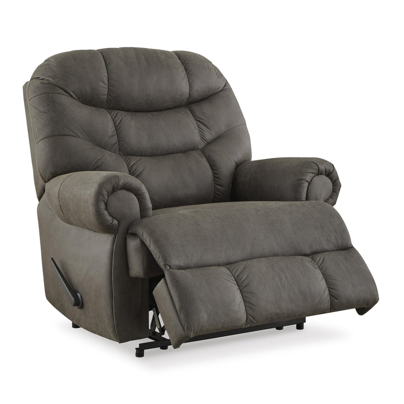 Signature Design by Ashley Camera Time Leather Look Recliner with Wall Recline 6570729 IMAGE 2