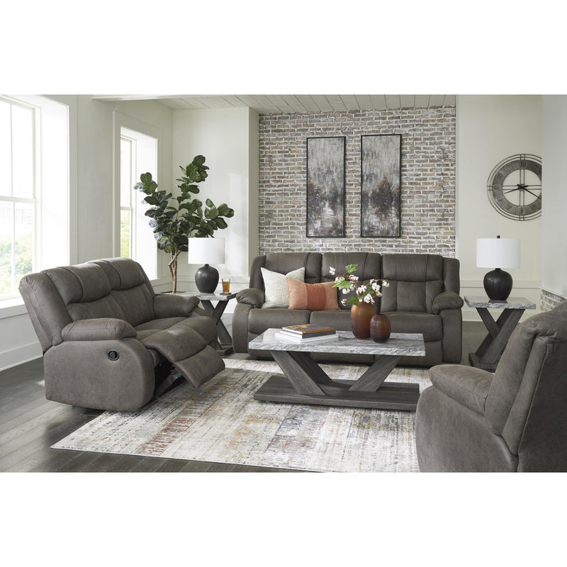 Signature Design by Ashley First Base Reclining Leather Look Sofa 6880488 IMAGE 12