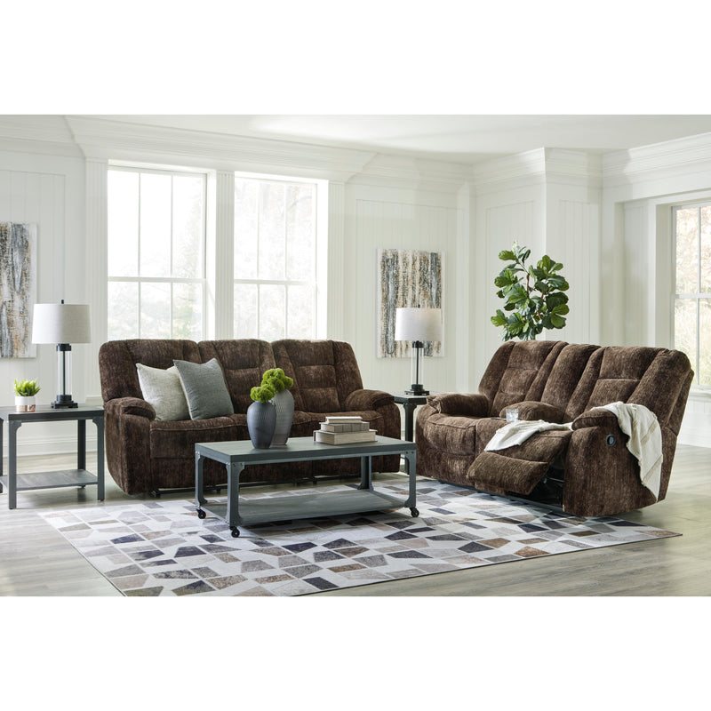 Signature Design by Ashley Soundwave Reclining Fabric Loveseat with Console 7450294 IMAGE 14