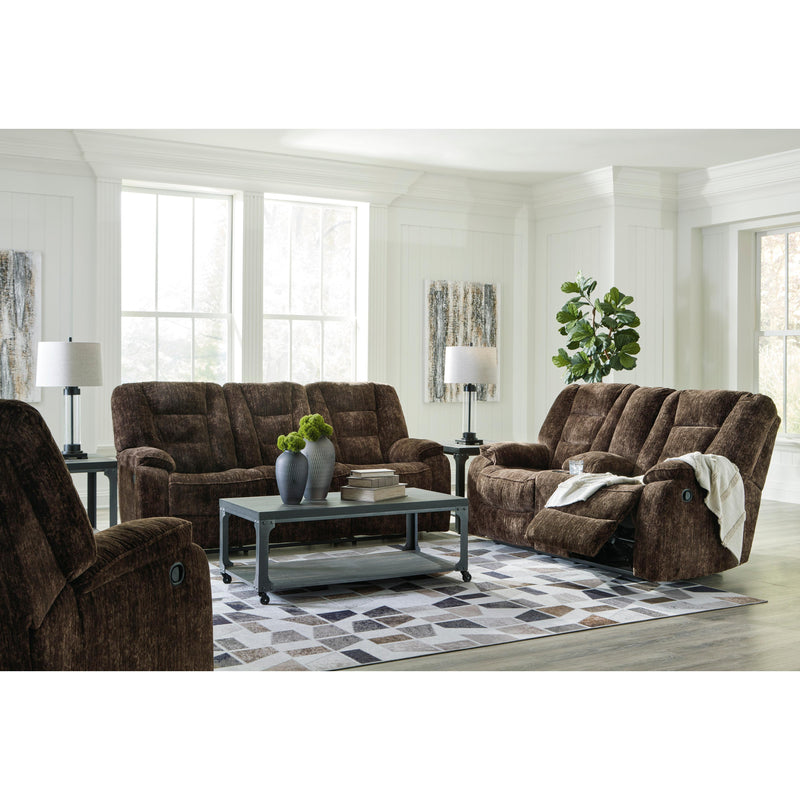 Signature Design by Ashley Soundwave Reclining Fabric Loveseat with Console 7450294 IMAGE 15