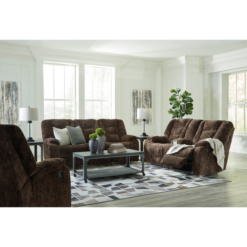 Signature Design by Ashley Soundwave Reclining Fabric Loveseat with Console 7450294 IMAGE 16