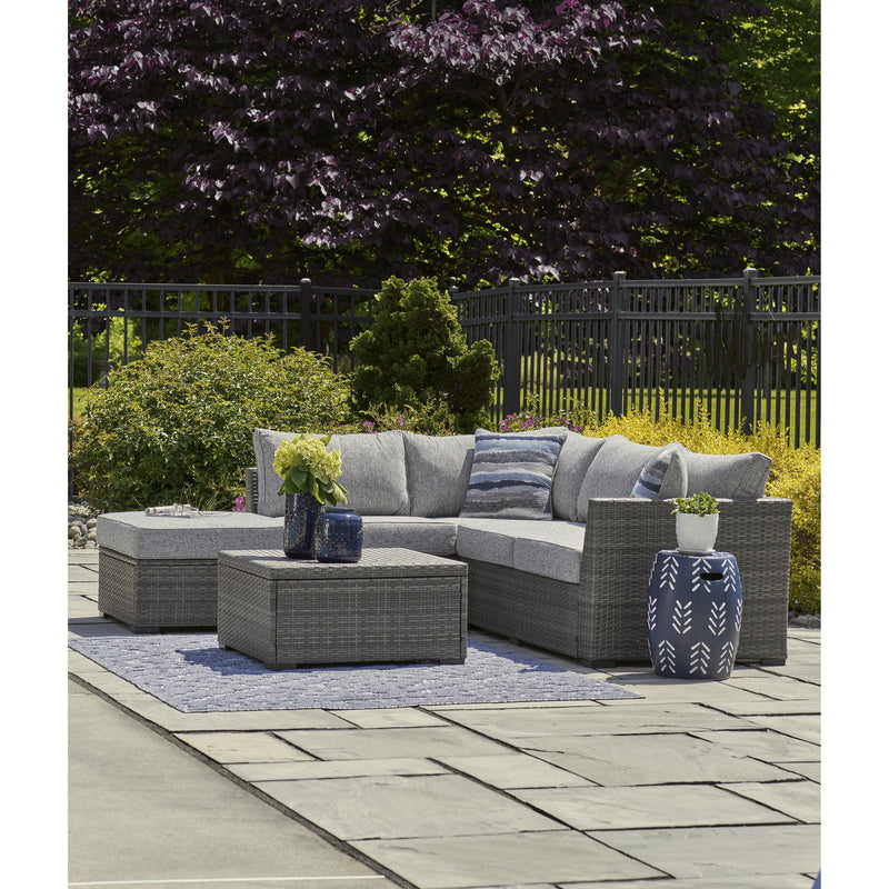 Signature Design by Ashley Petal Road P297-070 Loveseat Sectional/Ottoman/Table Set IMAGE 12