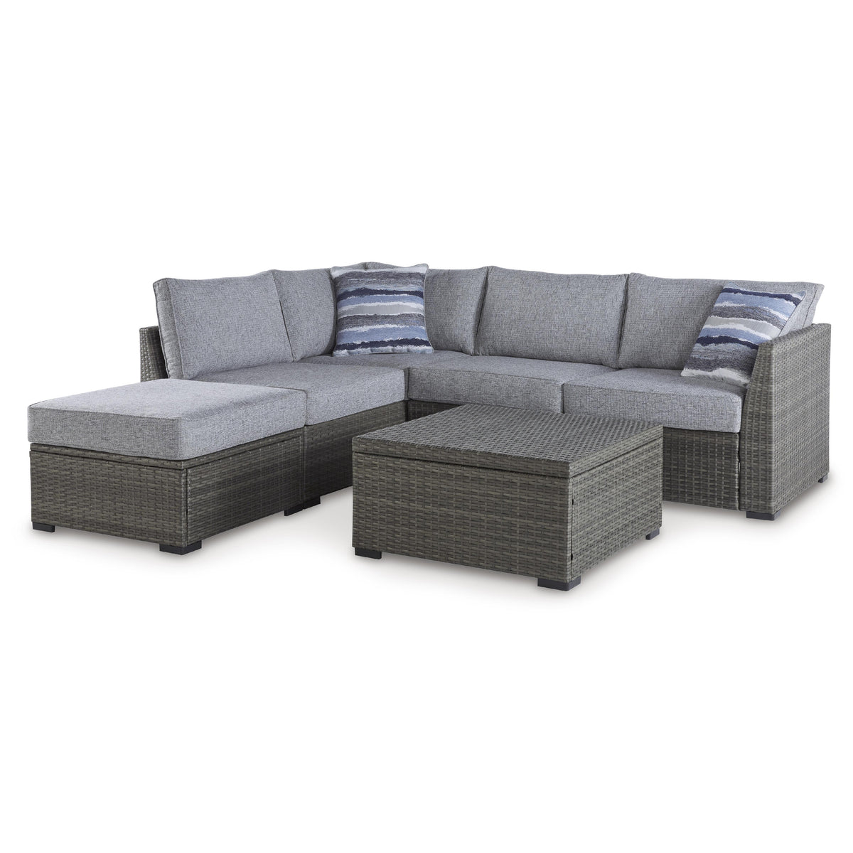 LAURA ASHLEY ドラムシェード2点セット Signature Design by Ashley Petal Road P297-070 Loveseat Sectional/Otto