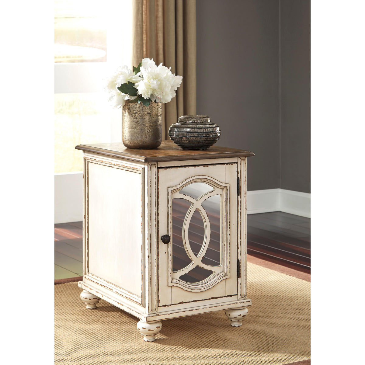 Signature Design by Ashley Realyn T743T2 Coffee Table and 2 End Tables