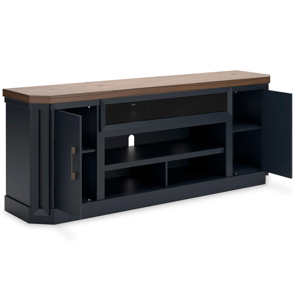 Signature Design by Ashley Landocken W402-68 XL TV Stand with Fireplac