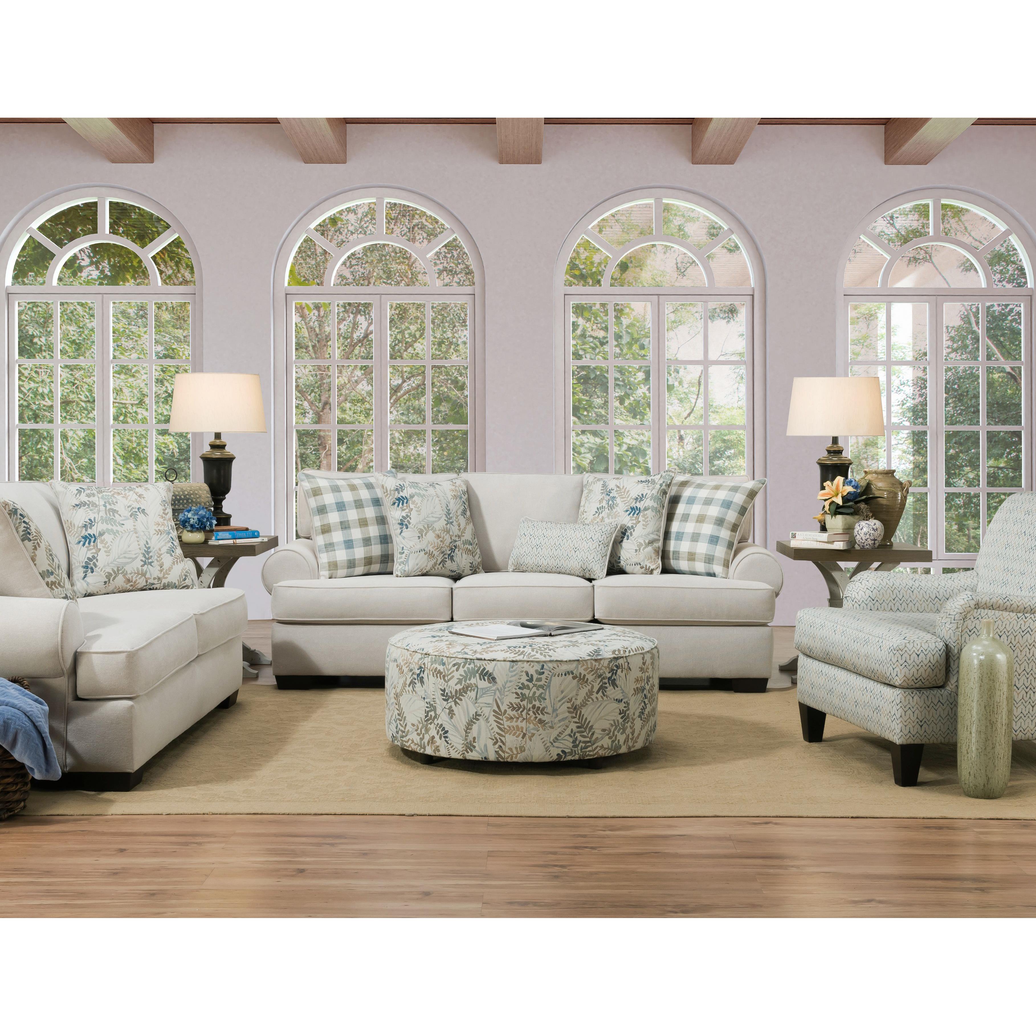 Behold Home 1421-03 Sofa - Feather Cream