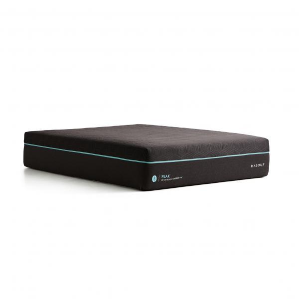 Malouf Peak 14" CoolSync™ Hybrid Mattress + HyperChill™ Cover (Queen) IMAGE 1