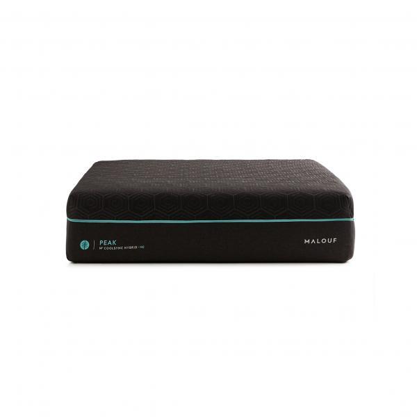 Malouf Peak 14" CoolSync™ Hybrid Mattress + HyperChill™ Cover (Queen) IMAGE 2