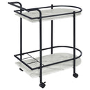 Coaster Furniture Desiree 181376 Rack Bar Cart with Casters - Black IMAGE 7