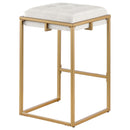  Coaster Furniture Nadia 183645 Upholstered Backless Counter Stool - Beige IMAGE 6