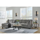 Signature Design by Ashley Marleton 55305S3 2 pc Sleeper Sectional with Chaise IMAGE 6