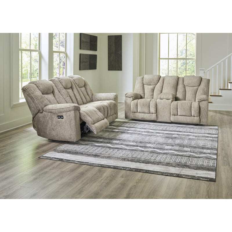 Signature Design by Ashley Hindmarsh Power Reclining Fabric Loveseat with Console 9030918 IMAGE 14