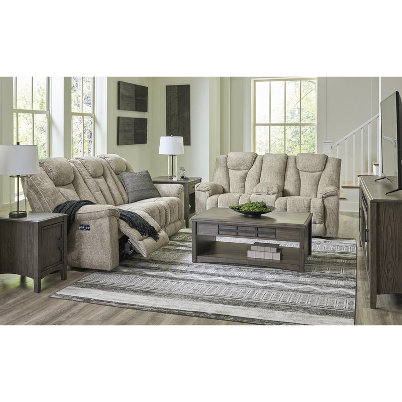 Signature Design by Ashley Hindmarsh Power Reclining Fabric Loveseat with Console 9030918 IMAGE 17