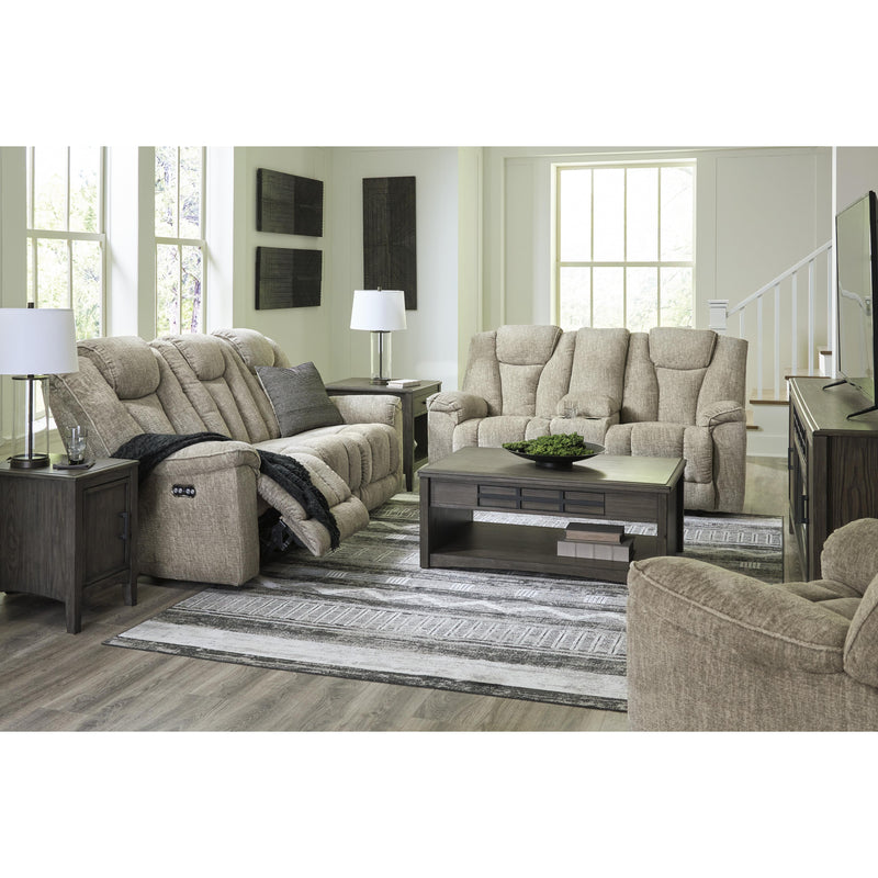 Signature Design by Ashley Hindmarsh Power Reclining Fabric Loveseat with Console 9030918 IMAGE 20