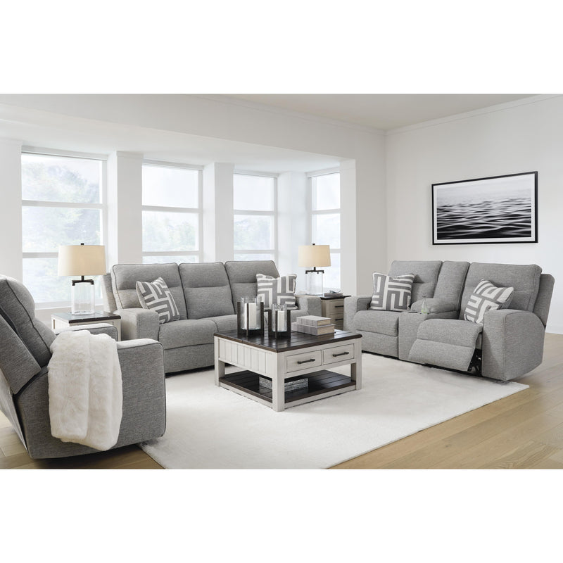 Signature Design by Ashley Biscoe Power Reclining Fabric Loveseat with Console 9050318 IMAGE 17