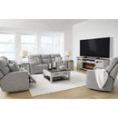  Signature Design by Ashley Biscoe 9050318 Power Reclining Loveseat with Console and Adjustable Headrest IMAGE 18