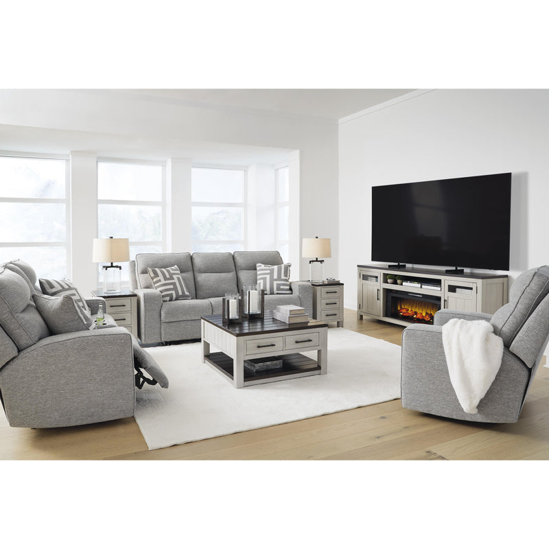 Signature Design by Ashley Biscoe Power Reclining Fabric Loveseat with Console 9050318 IMAGE 18