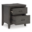 Signature Design by Ashley Montillan B651-92 Two Drawer Night Stand IMAGE 2