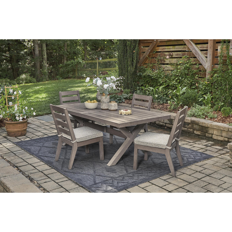 Signature Design by Ashley Hillside Barn P564-625 Rectangular Dining Table with Umbrella Option IMAGE 11