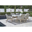  Signature Design by Ashley Seton Creek P798-625 Oval Dining Table with Umbrella Option IMAGE 10