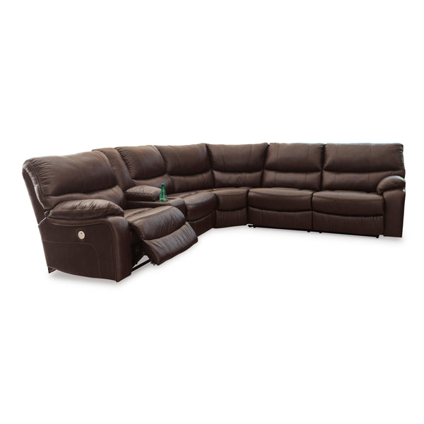 Signature Design by Ashley Family Circle Power Reclining Leather Look 3 pc Sectional U8290201/U8290277/U8290275 IMAGE 1