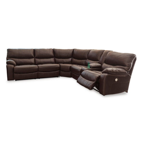 Signature Design by Ashley Family Circle Power Reclining Leather Look 3 pc Sectional U8290263/U8290277/U8290290 IMAGE 1