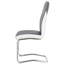  Coaster Furniture Brooklyn 193812 Upholstered Dining Side Chair - Grey IMAGE 4