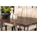  Coaster Furniture Neve 193861 80-inch Live Edge Dining Table - Grey Sheesham IMAGE 7