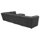  Coaster Furniture 552081-SET Sectional - Dark Charcoal IMAGE 3