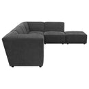  Coaster Furniture 552081-SET Sectional - Dark Charcoal IMAGE 4