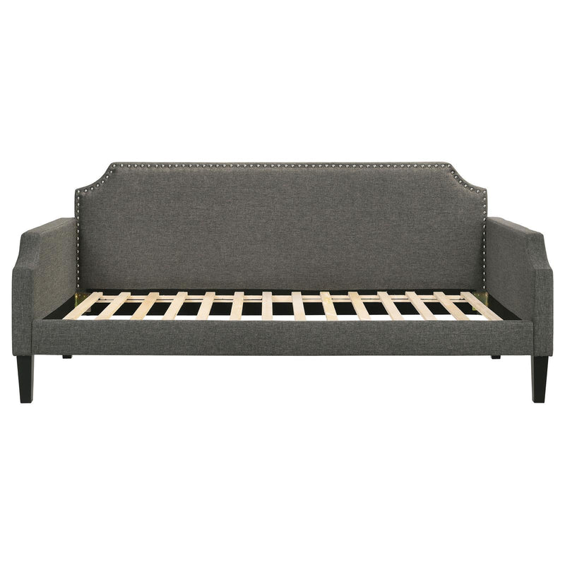 Coaster Furniture Olivia 300636 Upholstered Twin Daybed with Nailhead Trim - Grey IMAGE 4