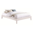 Coaster Furniture Hounslow 306128Q Queen Platform Bed - White IMAGE 1