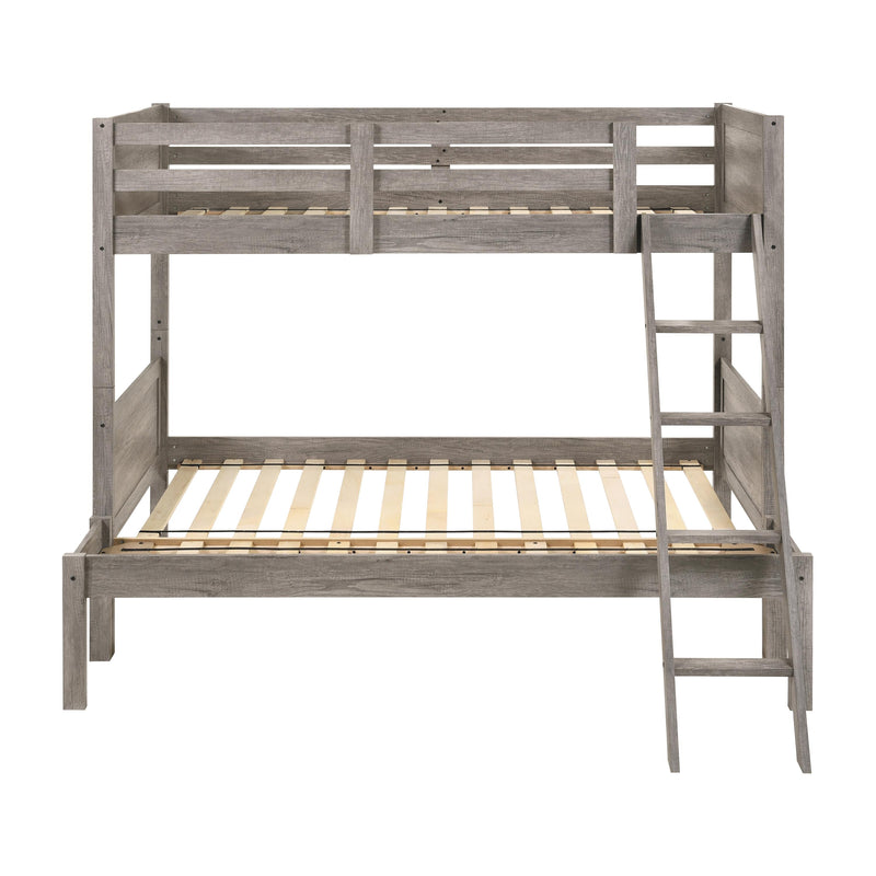 Coaster Furniture Ryder 400819 Twin over Full Bunk Bed - Weathered Taupe IMAGE 3