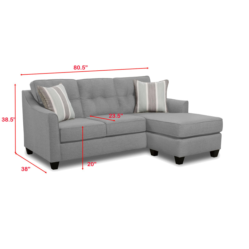 Behold Home 4990-23 Sofa Chaise - Rome Spa IMAGE 4