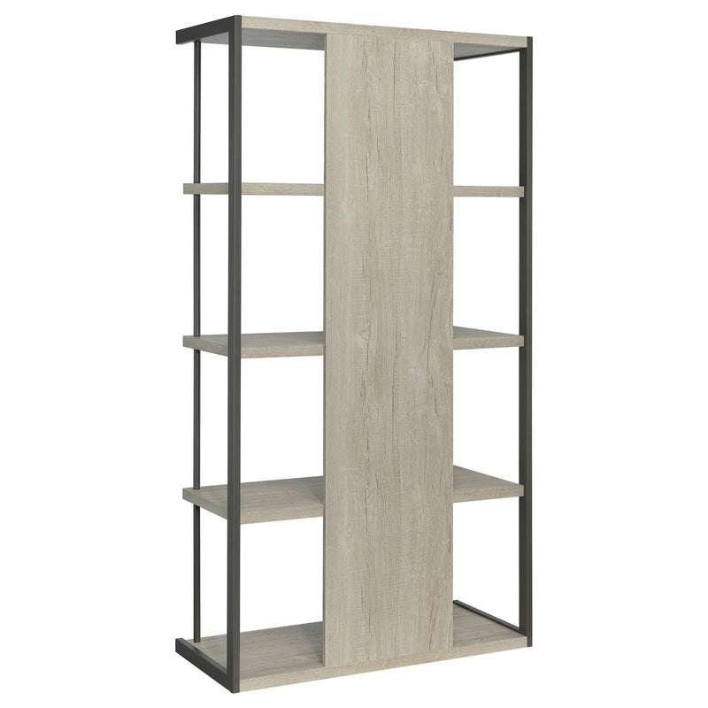 Coaster Furniture Loomis 805884 4-shelf Bookcase - Whitewashed Grey IMAGE 6